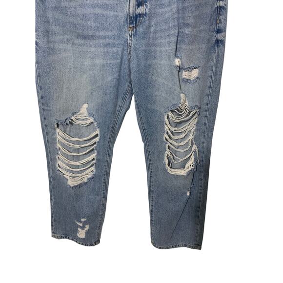 Paige Noella Highrise Straight Ankle Jeans Jovie Destructed sz 30 - Picture 5 of 12